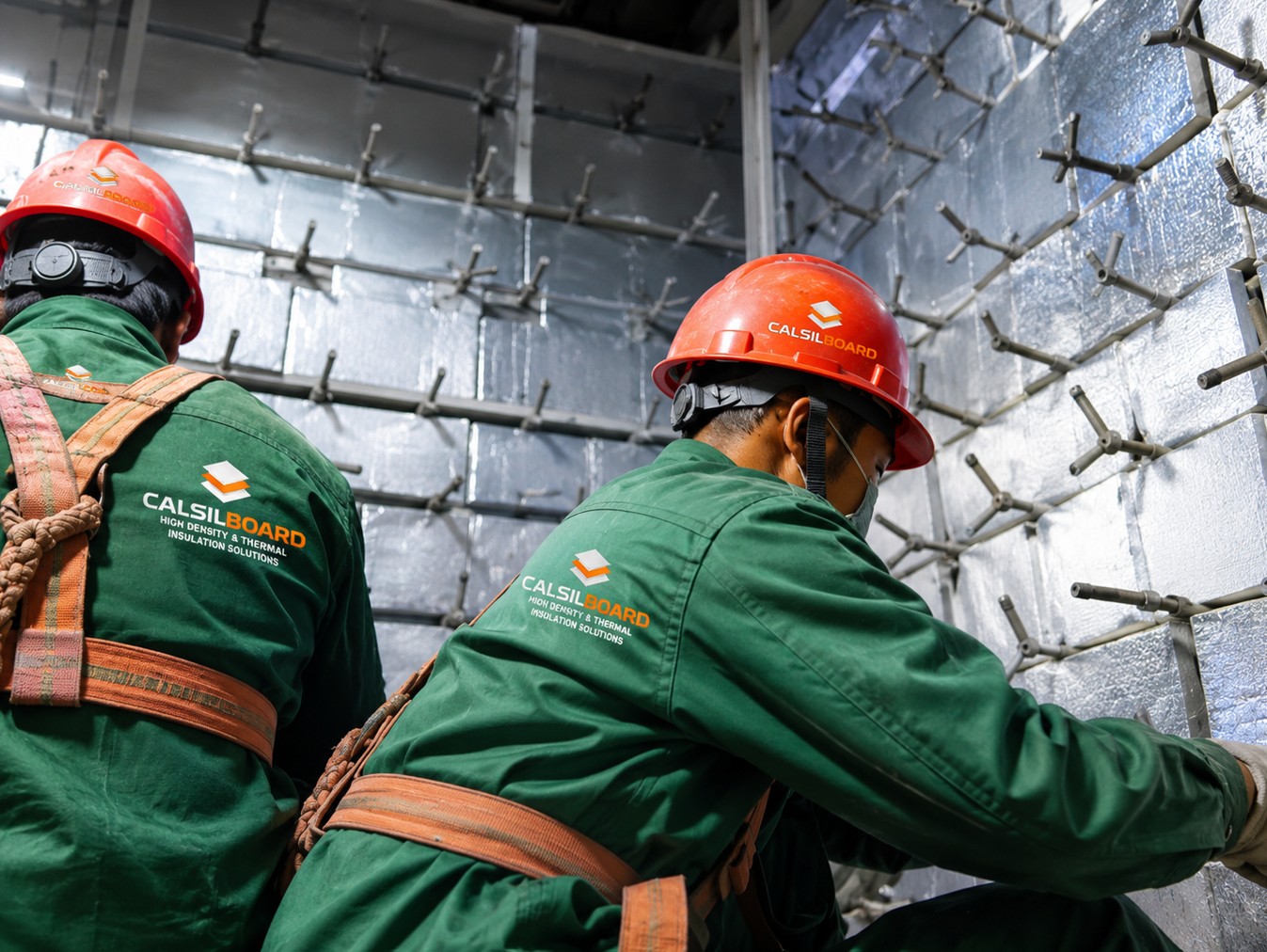 Calcium silicate board kiln insulation