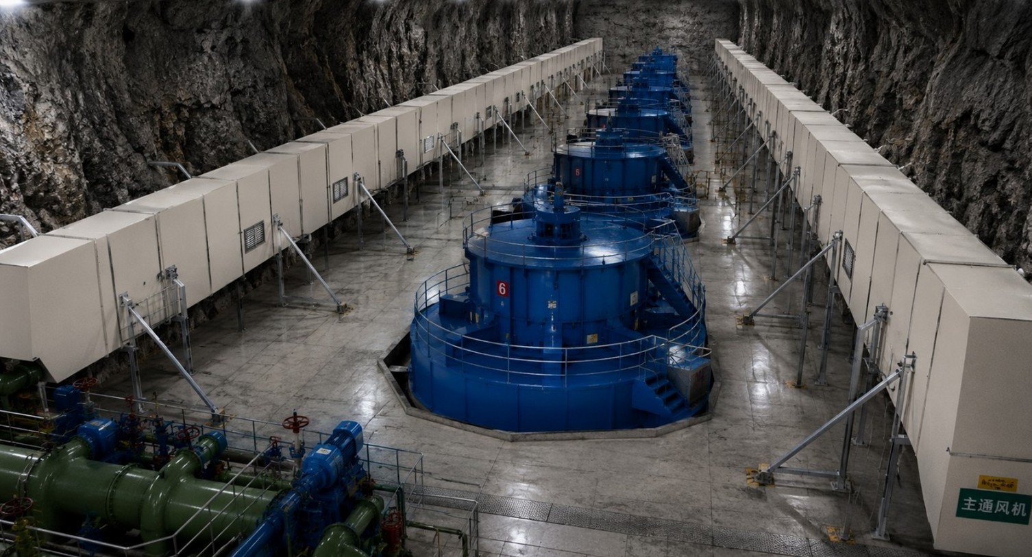 Hydropower station high-temperature insulated fireproof calcium silicate board duct system