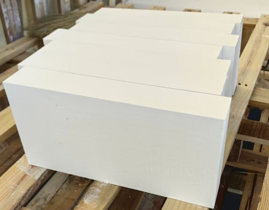 Calcium silicate board cross-section structure