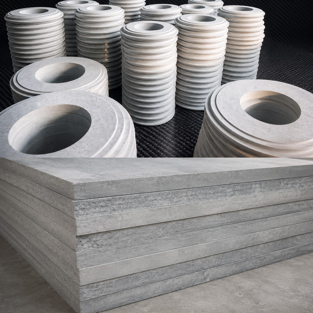 Calcium silicate board thermal conductivity by density